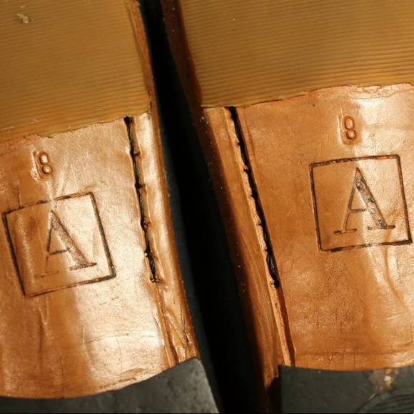 Adelante Villa loafers handmade leather 8 reg blue - Picture 7 of 7